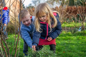 De natuur in bij Up kinderopvang aan de Beetslaan in Rijswijk