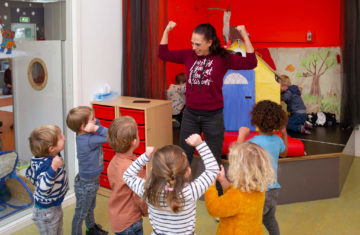 Peutergym bij kinderdagverblijf - Up Kinderopvang aan de Daniël Catterwijckstraat in Rijswijk
