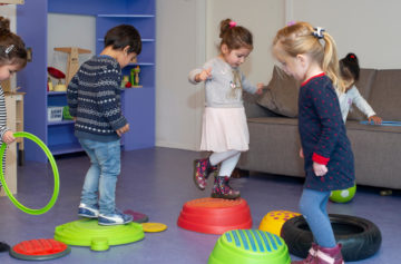 Peutergym bij peuteropvang - Up Kinderopvang aan de P.C. Boutenslaan in Rijswijk