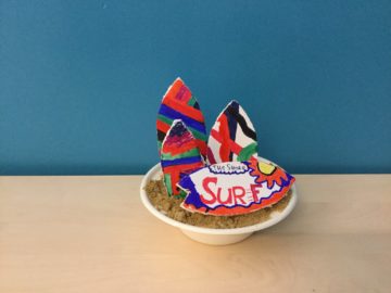 Up Kinderopvang: Zelfgemaakte surfboards