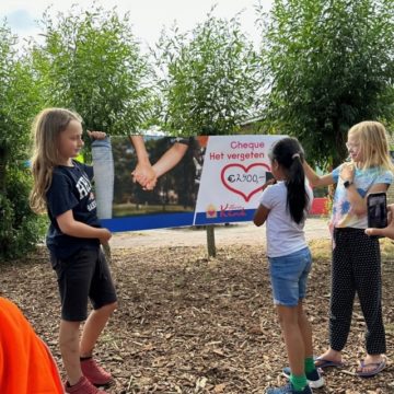 Kinderen van Up Kinderopvang hebben geld ingezameld voor Het Vergeten Kind